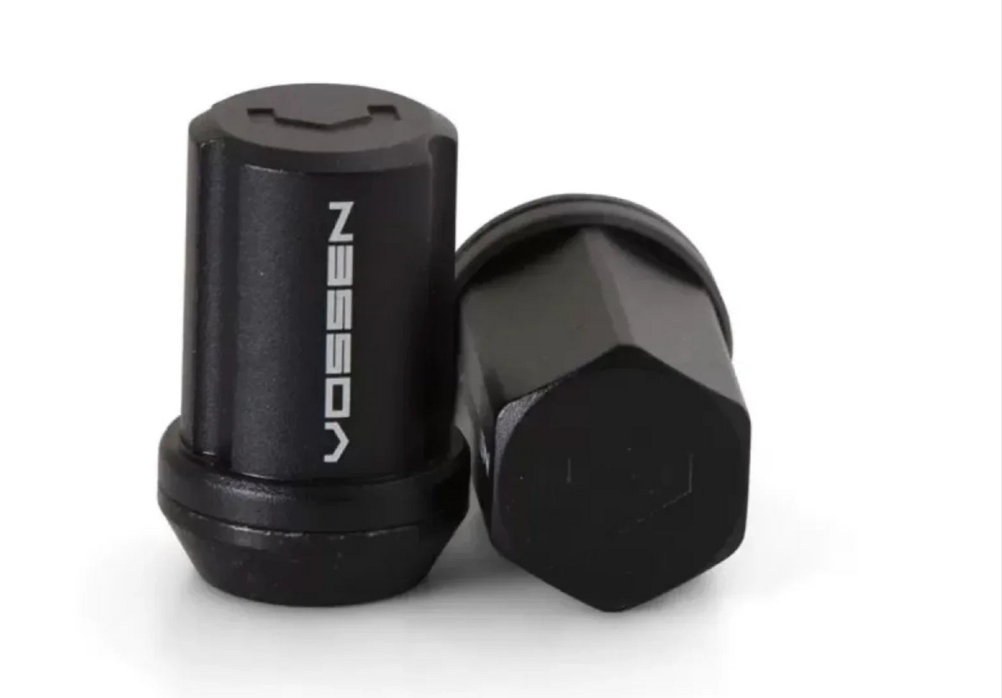 Vossen Lug Nut kit - Cone Seat - Black (Set of 24) - TRX