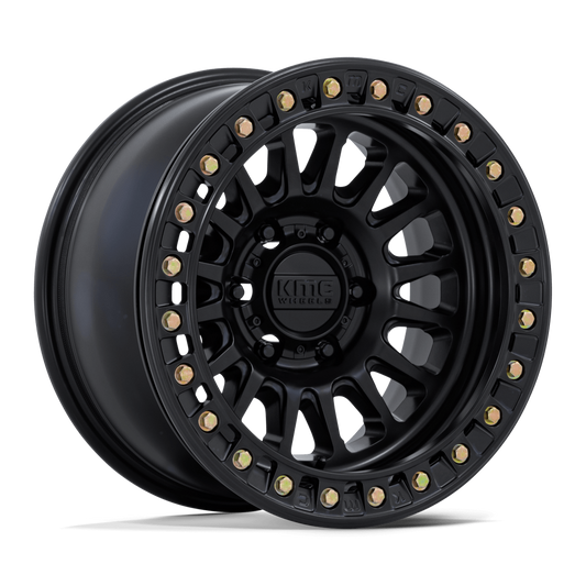 KMC IMPACT FORGED BEADLOCK - 17x9 - Raptor - Black