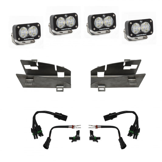 Baja Designs RAM S2 Sport Dual Fog Pocket Light Kit -  2021-2024 1500 TRX