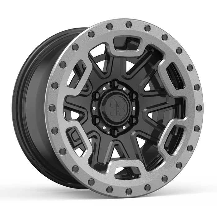 9&3 Wheels XR-02R | 6061-T6 Forged | Simulated Beadlock w/ Removable Ring
