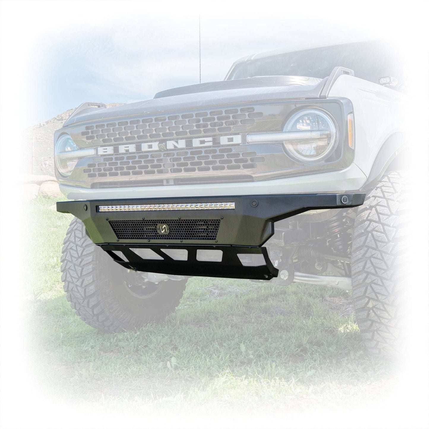 TURN Hyperlyte Front Bumper & Skid Plate for Ford Bronco