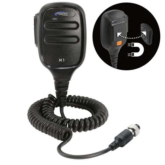 Rugged Radios Hand Mic for M1 Mobile Radio with Scosche MagicMount