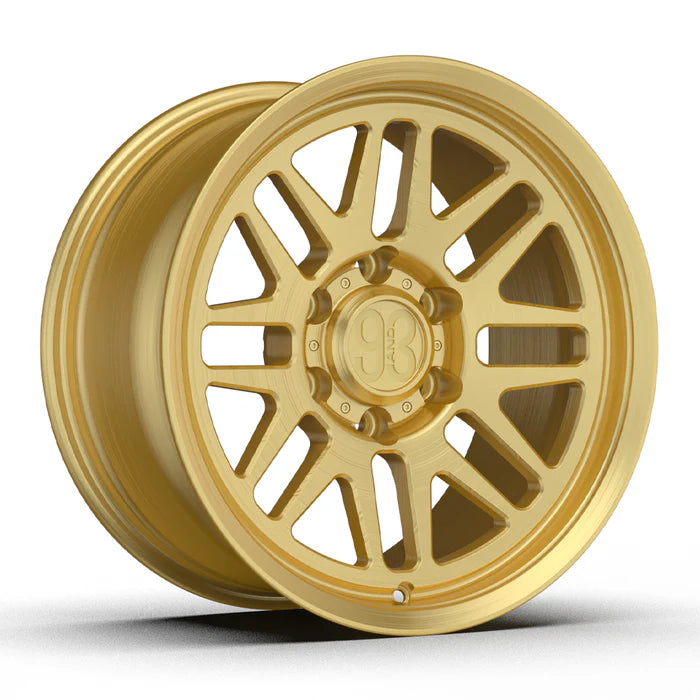 9&3 Wheels FRS-01 | 6061-T6 Forged | Smooth Lip | Brushed Gold
