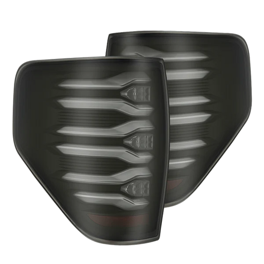 Alpharex 2010-2014 Ford Raptor LUXX-Series LED Tail Lights Black