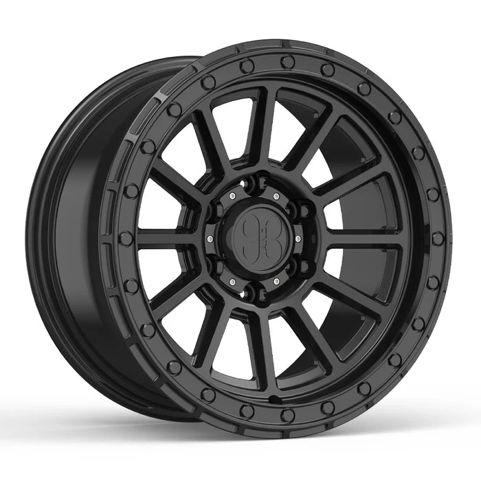 9&3 Wheels FR-13 | 6061-T6 Forged | Simulated Beadlock | Black