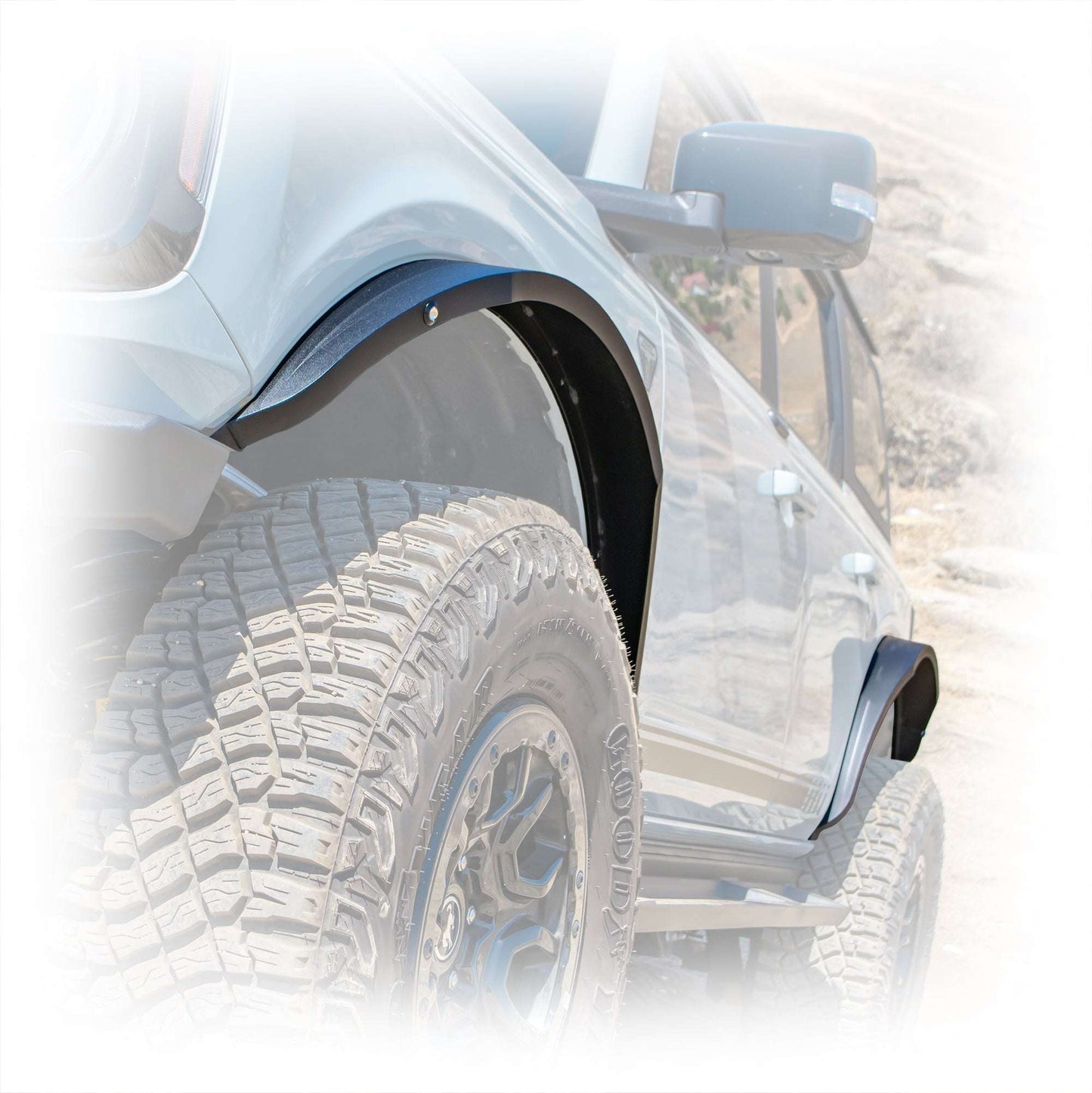 2021-2026 Ford Bronco Steel Fender Flares Kit w/ Marker Lights