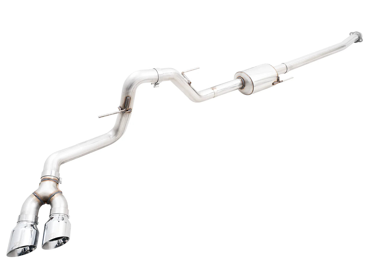 AWE 0FG Dual Side Exit Exhaust for '21+ Ford F-150 - 4.5" Tips