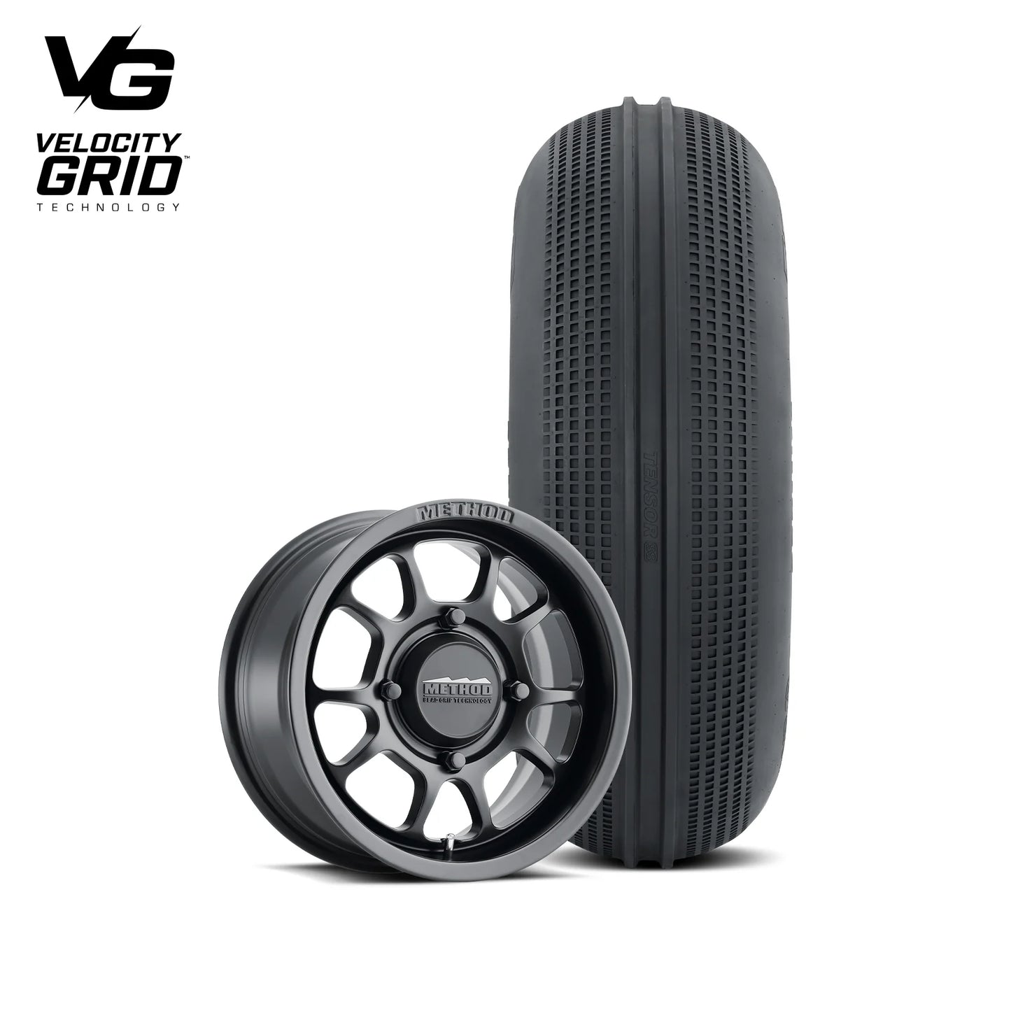 Front 409 Bead Grip | Matte Black + Tensor SS 33" Tire