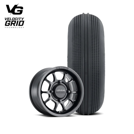 Front 409 Bead Grip | Matte Black + Tensor SS 33" Tire