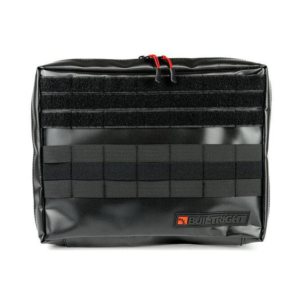 Builtright Industries MOLLE Pouch - Black |  Large (13"x10")