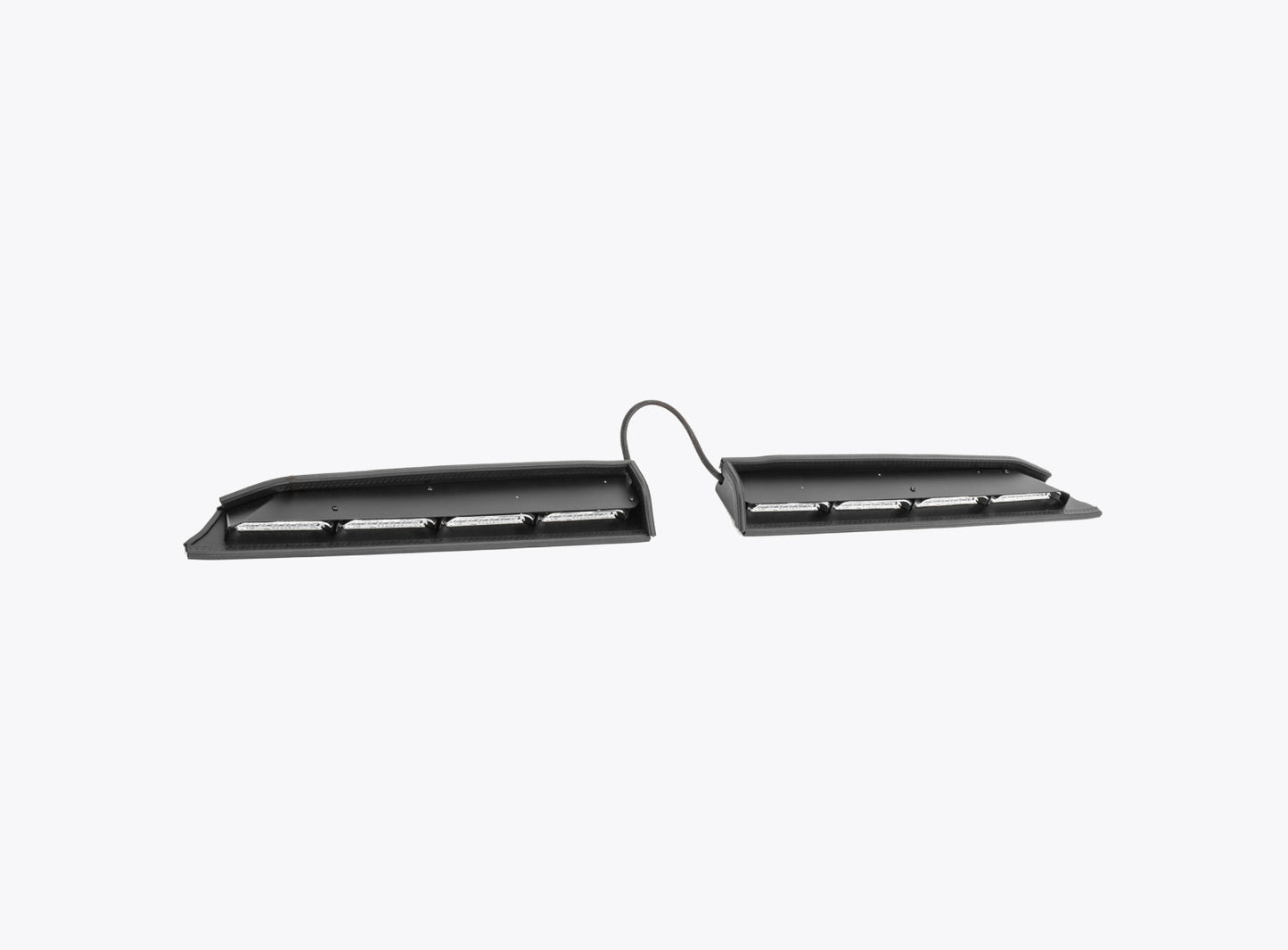 Split Two-Piece Interior Amber/White LED Light Bars - 2017-2024 Ford Raptor/R