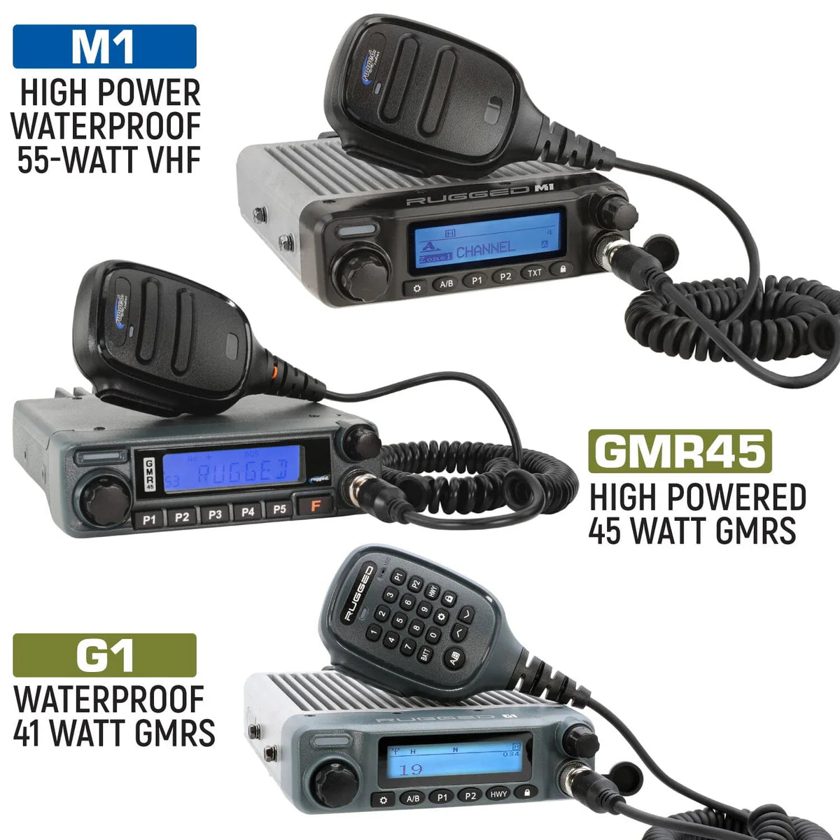 Rugged Radios Ford Raptor Two-Way Mobile Radio Kit