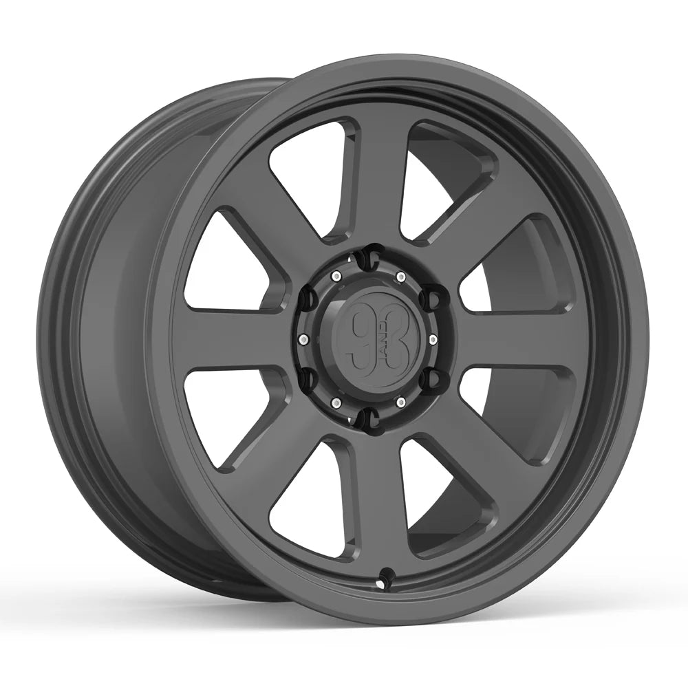9&3 Wheels FRS-08 | 6061-T6 Forged | Smooth Lip | Gunmetal