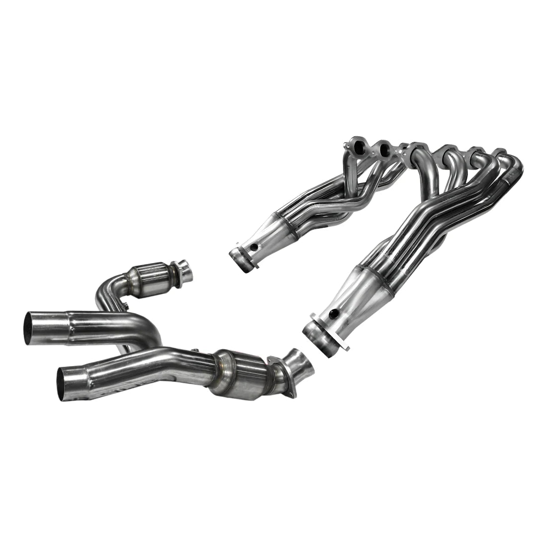 Kooks 1-7/8" Long Tube Header & H.O. GREEN Catted Conn. Kit. 23+ Cadillac Escalade V