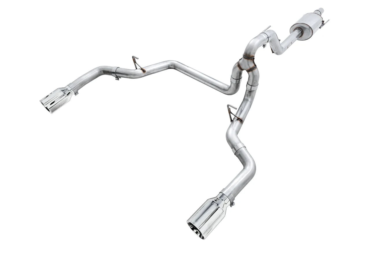 AWE 0FG Dual Exit Exhaust for '15-'20 F-150 - 5" Tips