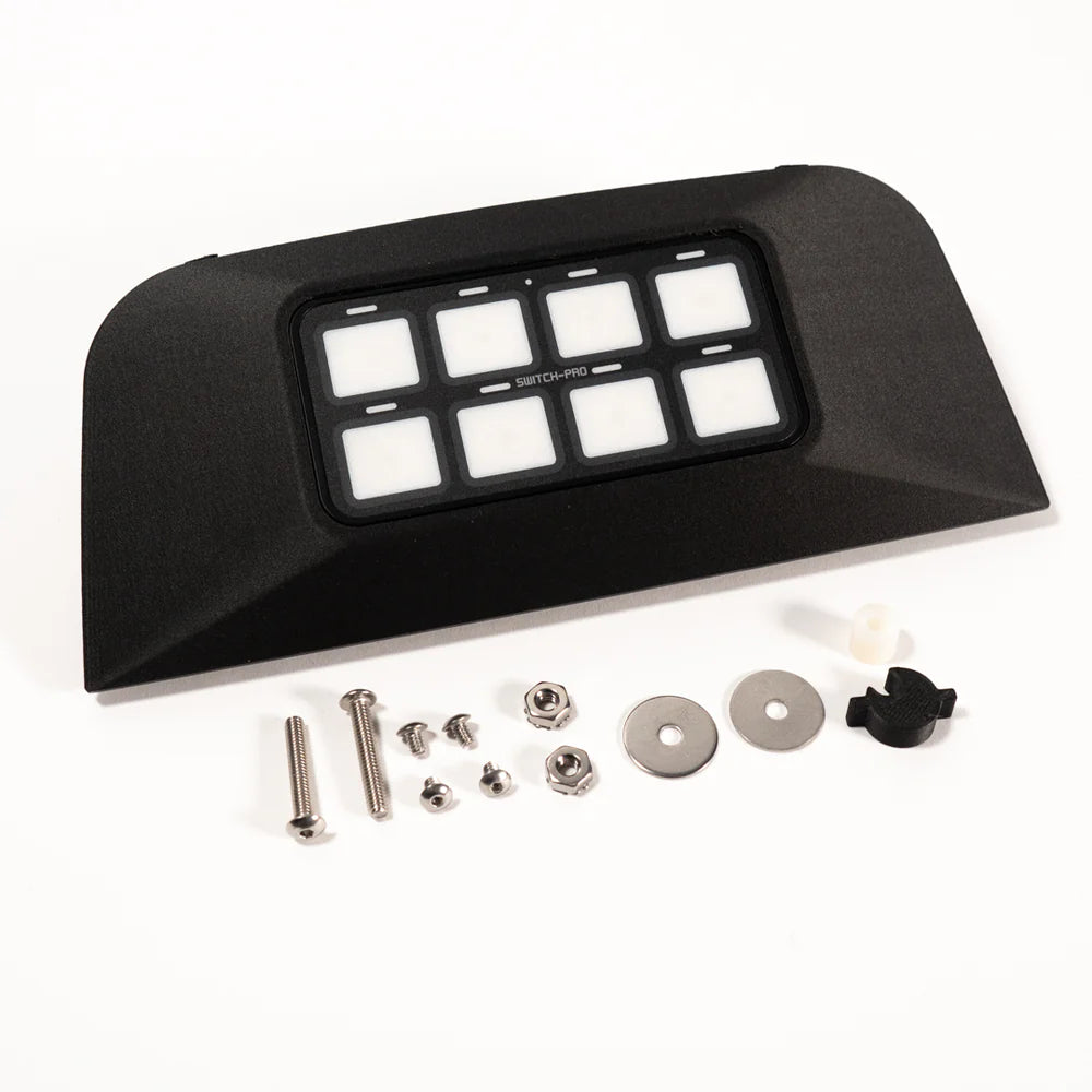 SDHQ OFF ROAD 2021-2024 FORD F150/RAPTOR/RAPTOR-R SDHQ BUILT 3D PRINTED PLASTIC  SUNGLASS KEYPAD MOUNT CONVERSION