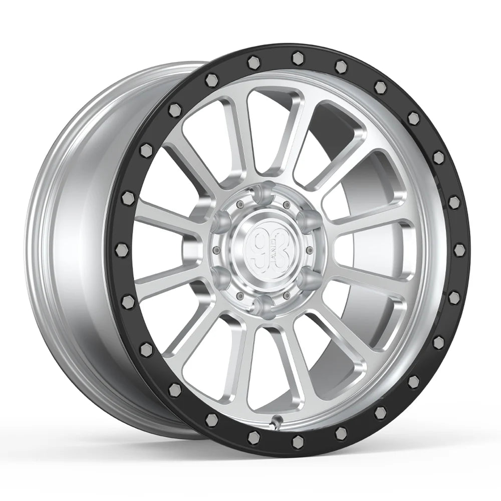 9&3 Wheels FR-12R | 6061-T6 Forged | Simulated Beadlock w/ Removable Ring