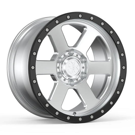 9&3 Wheels FR-06R | 6061-T6 Forged | Simulated Beadlock w/ Removable Ring