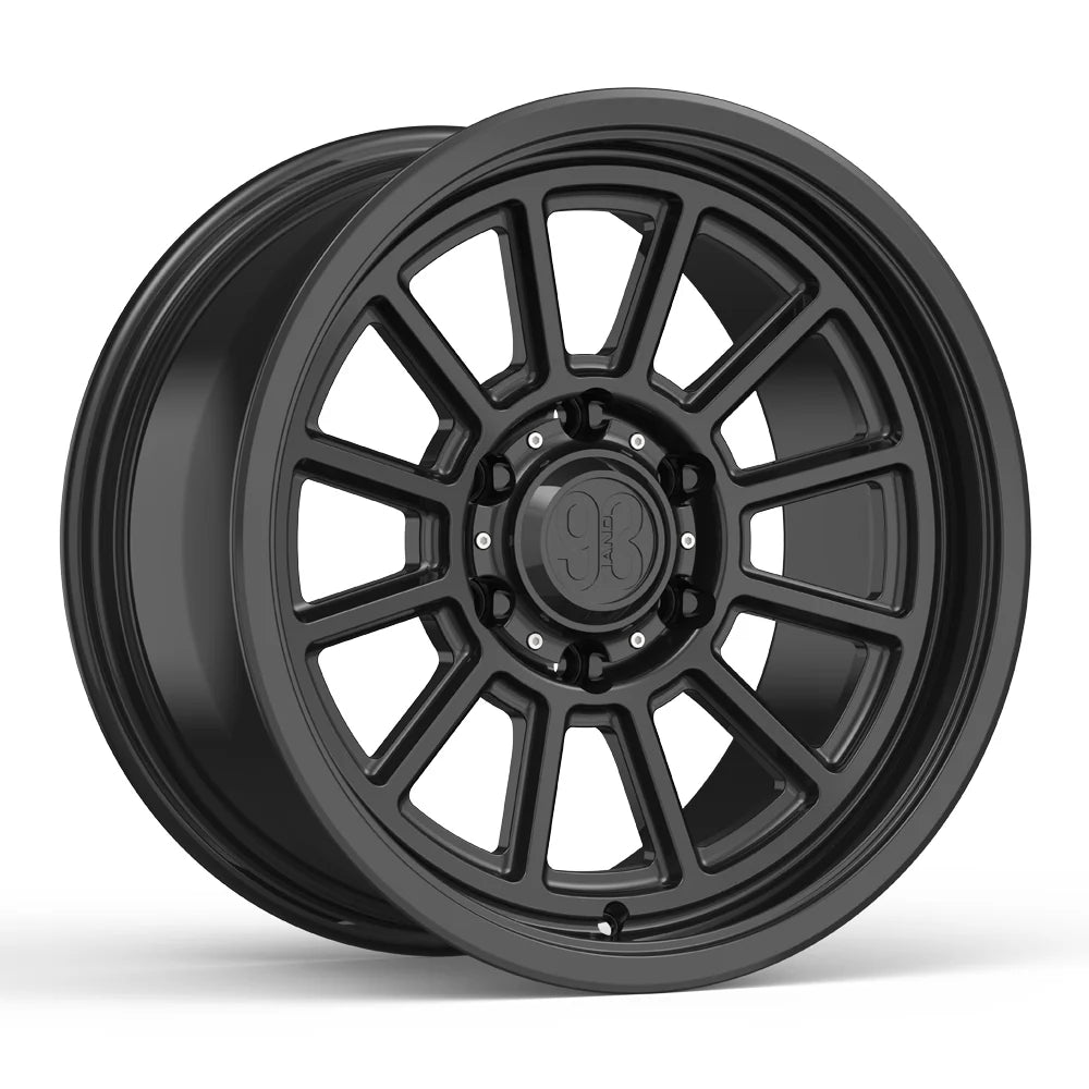 9&3 Wheels FRS-13 | 6061-T6 Forged | Smooth Lip | Black