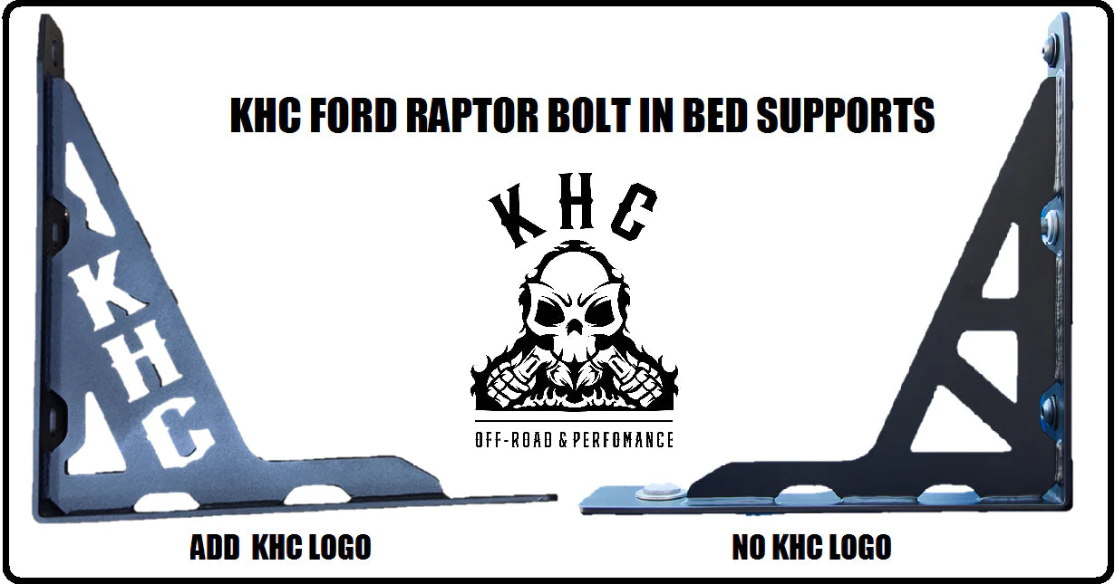 KHC Ford Raptor Bolt in Bed Supports