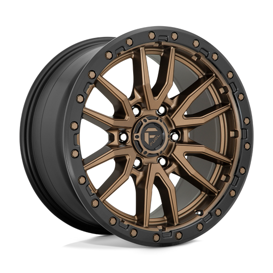 FUEL WHEELS - D681 REBEL MATTE BRONZE BLACK BEAD RINGB- 18X9	- 6X139.7 - 4.53 - -12mm