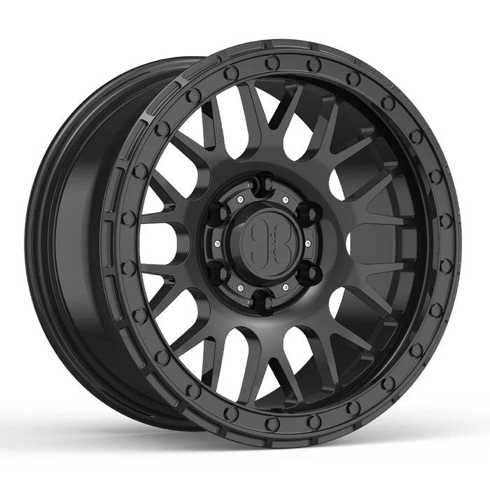 9&3 Wheels TX-01 | 6061-T6 Forged | Simulated Beadlock | Black