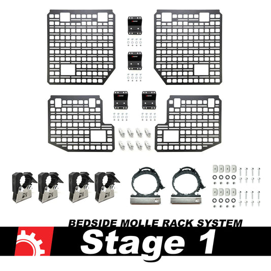 Builtright Industries Bedside Rack System - Stage 1 Kit - Gen 1 Raptor