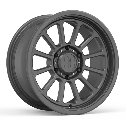 9&3 Wheels FRS-12 | 6061-T6 Forged | Smooth Lip | Gunmetal