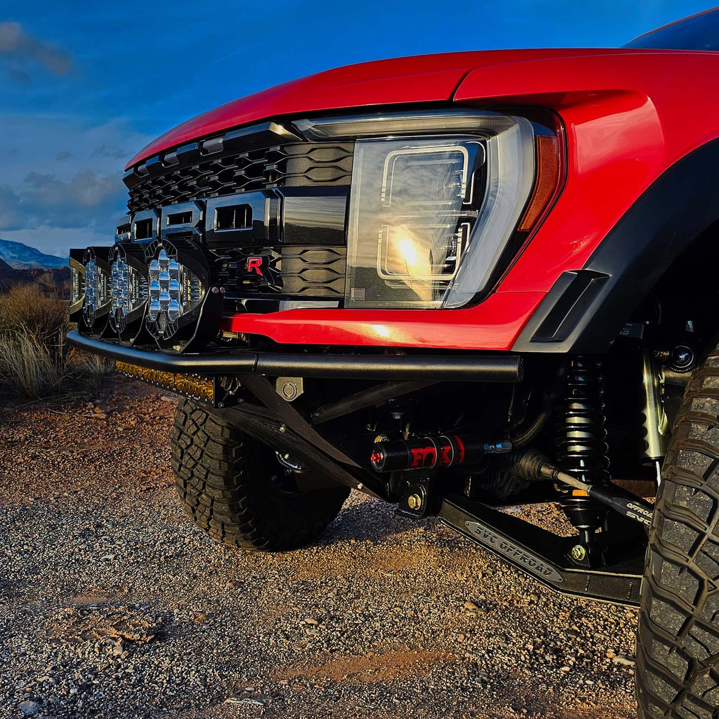 SVC OFFROAD GEN 3 RAPTOR R BAJA BUMPER / WITH SVC HEAT EXCHANGER