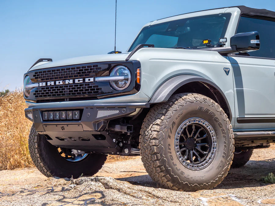 Turn Offroad 2021+ Ford Bronco Baja Tubular Front Bumper & Skid Plate