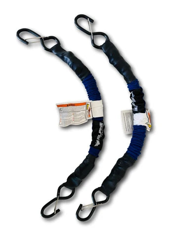 Premium Bungee Straps (Pair) – Blue