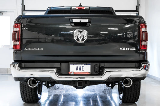 AWE Tuning 19-21 RAM 1500 5.7L (w/Cutouts) 0FG Dual Rear Exit Cat-Back Exhaust