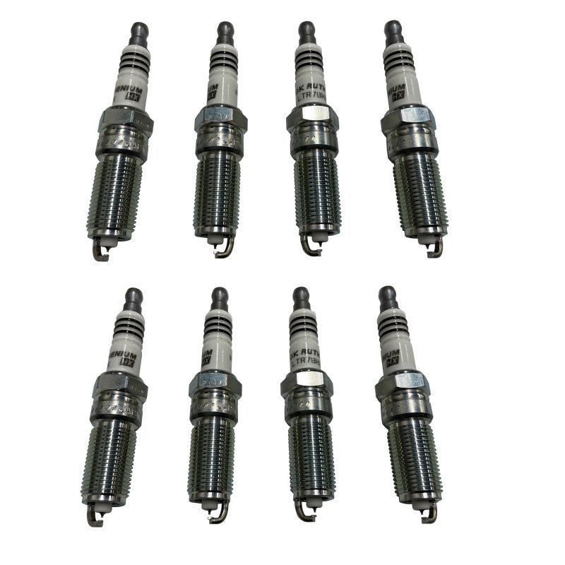 RAPTOR R 5.2L NGK Ruthenium HX Cold Spark Plug Set (8) Gapped .035