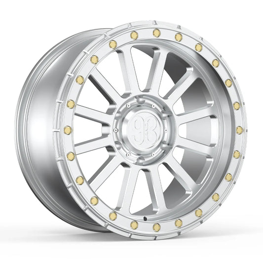 9&3 Wheels FR-12 | 6061-T6 Forged | Simulated Beadlock | Machined