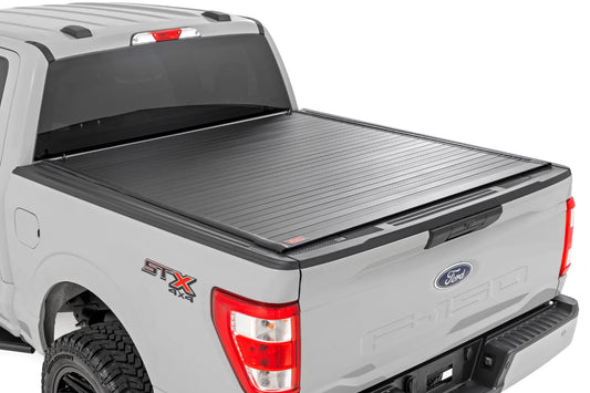 Rough Country 2021-2025 Ford Raptor Hard Roll Up Bed Cover