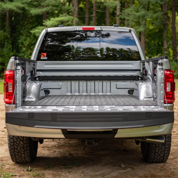 Builtright Bulkhead Accessory Rail System | Ford F-150 & Raptor, 5.5ft Bed 2015+