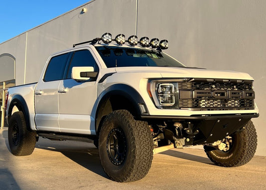 EVIL OFFROAD 2021+ FORD RAPTOR ROOF MOUNTED LP6 LIGHT BAR SYSTEM