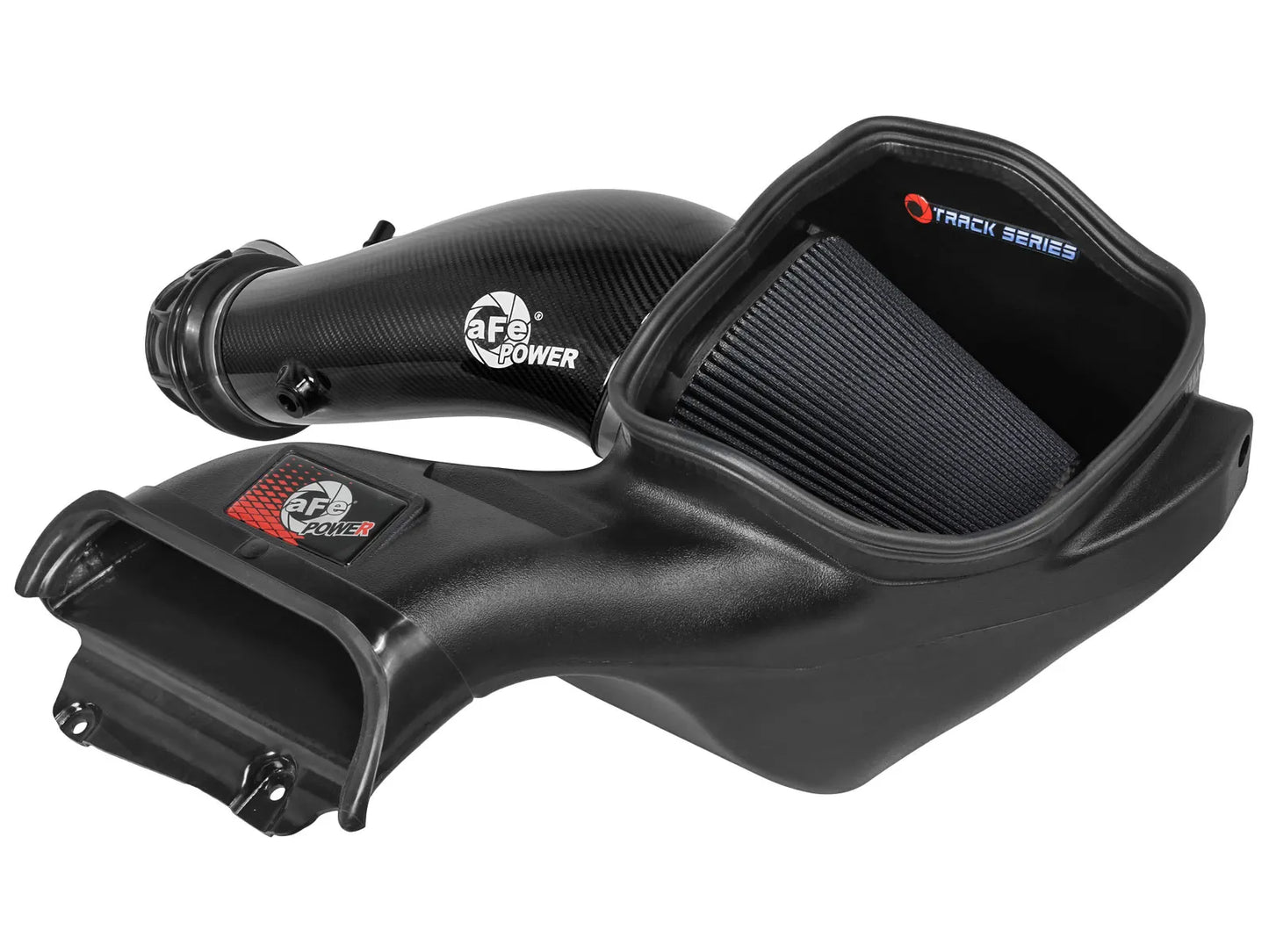 AFE 23-24 Ford F150 Raptor R V8 5.2L Supercharged Track Series Air Intake w/ Black PDS Filter