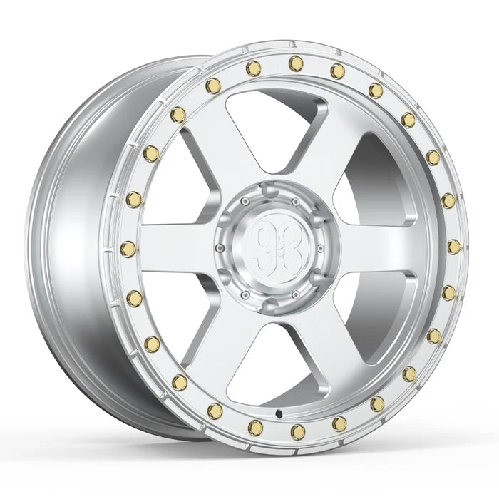 9&3 Wheels FR-06 | 6061-T6 Forged | Simulated Beadlock | Machined