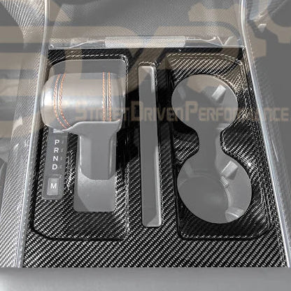 Raptor R Shifter 2021+ Ford Raptor/R Carbon Fiber Gear Shifter Panel Cover – TSP PARTS