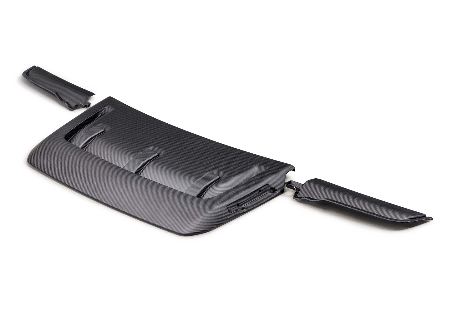 FORD 2021-2025 F-150 RAPTOR CARBON FIBER HOOD VENT & TRIM