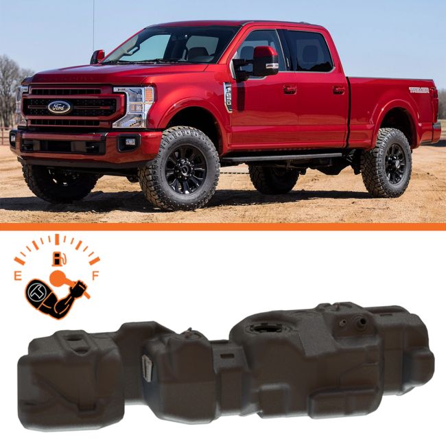 TITAN Fuel Tanks 2017-2024 Ford Crew Cab, Short Bed Power Stroke Diesel Fuel Tank