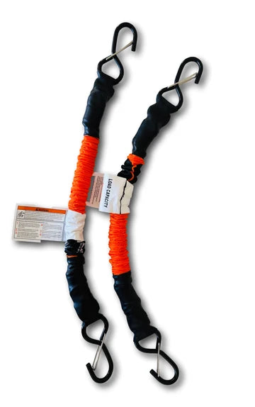 Premium Bungee Straps (Pair) – Orange