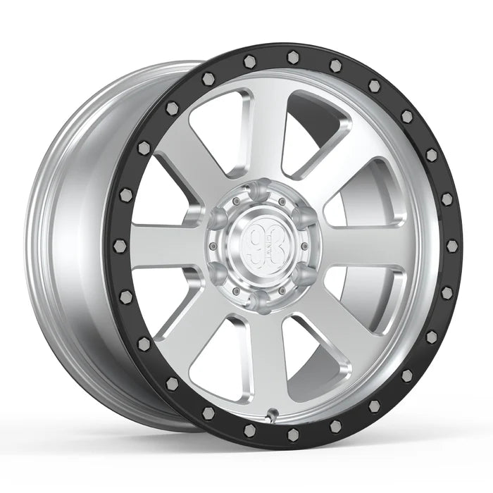 9&3 Wheels FR-08R | 6061-T6 Forged | Simulated Beadlock w/ Removable Ring