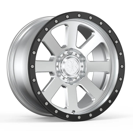 9&3 Wheels FR-08R | 6061-T6 Forged | Simulated Beadlock w/ Removable Ring