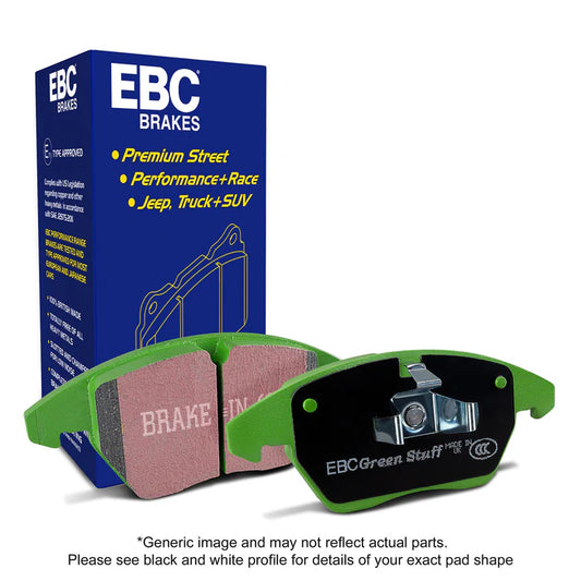 EBC '22-23 Ford Raptor Rear Greenstuff 6000 Brake Pads