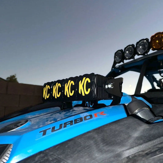 KC Hilites Can-Am Maverick X3 Shock Tower Mount and FLEX ERA® LED Light Bar Bundle