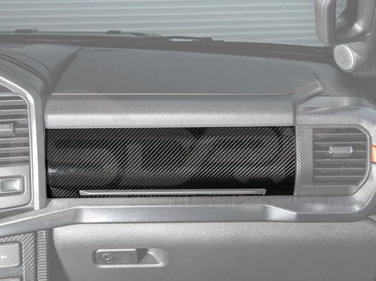 2021+ Ford Raptor/R Carbon Fiber Passenger Side Storage Panel Cover