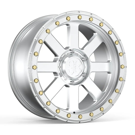 9&3 Wheels FR-08 | 6061-T6 Forged | Simulated Beadlock | Machined