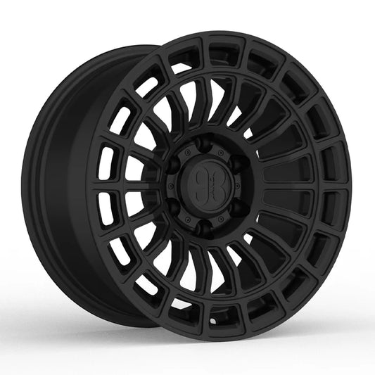 9&3 Wheels FR-18EXO | 6061-T6 Forged | Smooth Lip | Black